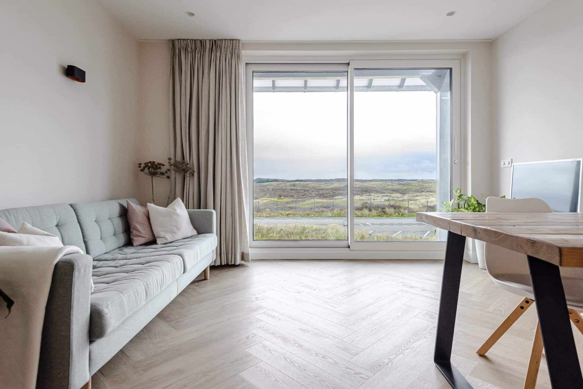 Dunefront Apartment, logeren met duinzicht